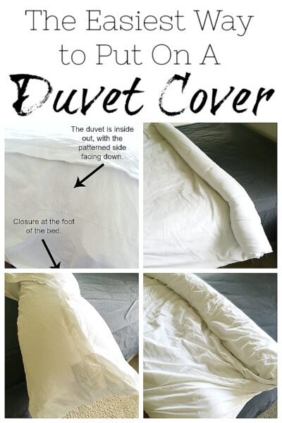 Easy Trick to Putting on a Duvet Cover - Lemons, Lavender, & Laundry